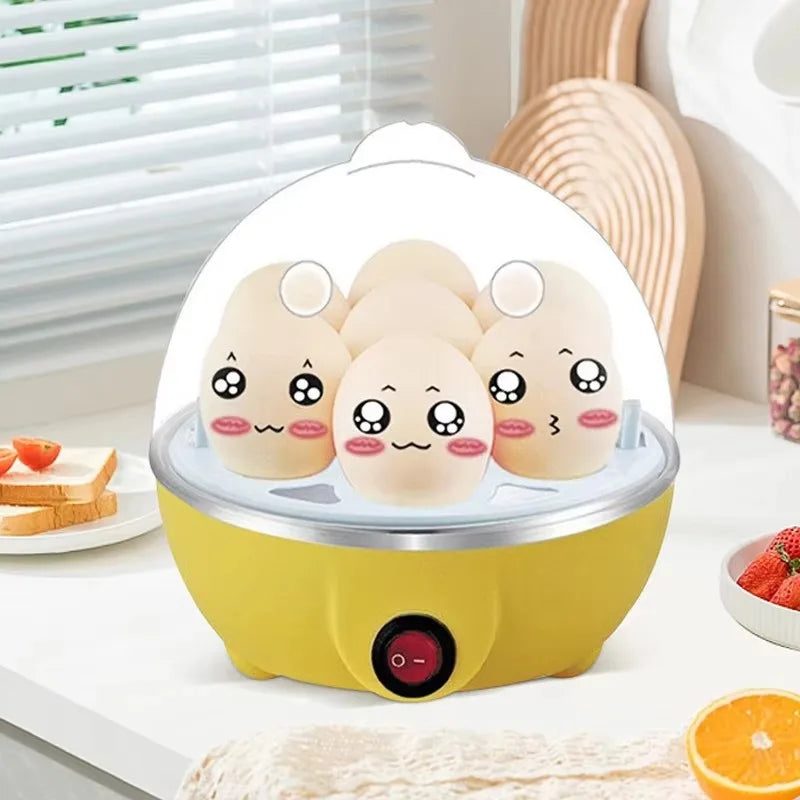 220V Rapid Multifunctional Electric Steamer Egg Boiler Mini Cooker for Corn Milk Eggs Kitchen Cooking with EU US Plug Peaceful Pleasures Health and Wellness