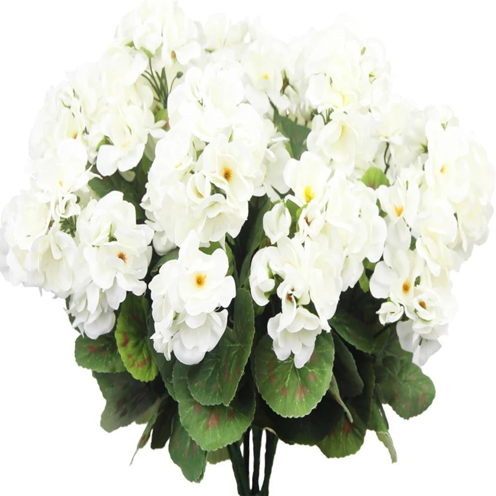 Artificial Silk Begonia Flower Branch – Home Wedding Party Decor
