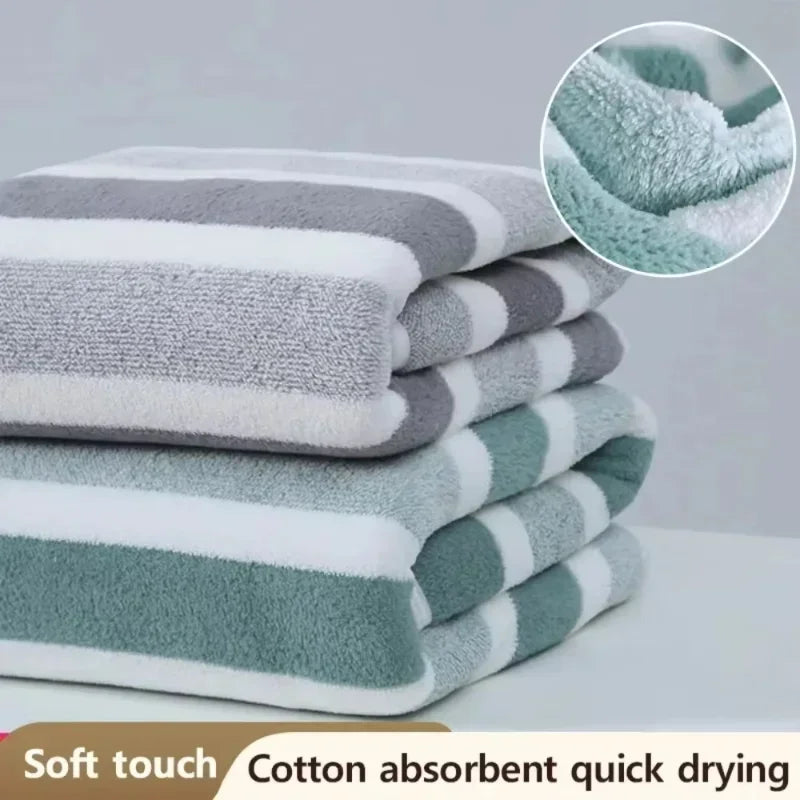 Soft Absorbent Microfiber Large Bath Towels for Men & Women Bath Towels Peaceful Pleasures Health and Wellness