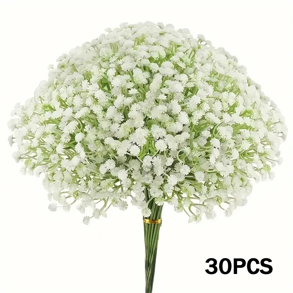 30pcs Artificial Baby's Breath Gypsophila Flowers | Wedding Decor