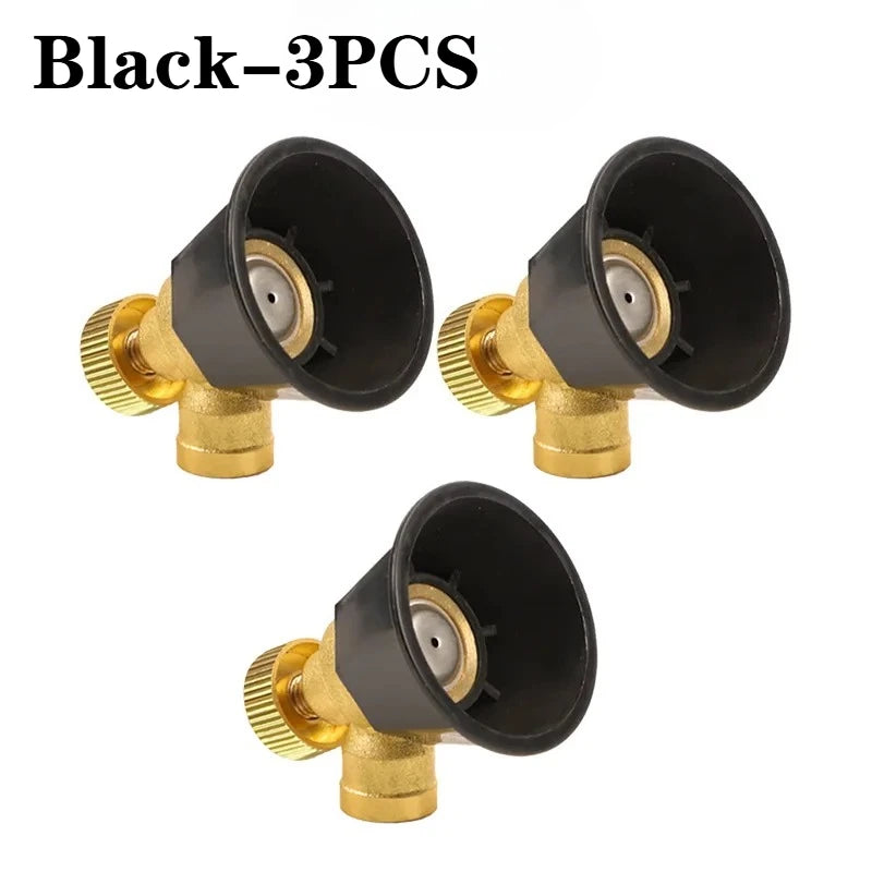 1-20PCS Adjustable Agricultural Cyclone Air Vortex High-Pressure Nozzle Windproof Sprayer for Atomization and Dosing Spray Peaceful Pleasures Health and Wellness Black-3PCS