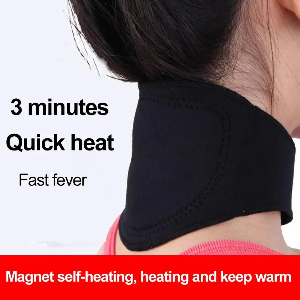 Magnetic Neck Brace Soft Neck Brace with 5/7/9 Magnets Self Heating Neck Support Protector Neck Warm Sleeve for Neck Pain Relief Peaceful Pleasures Health and Wellness