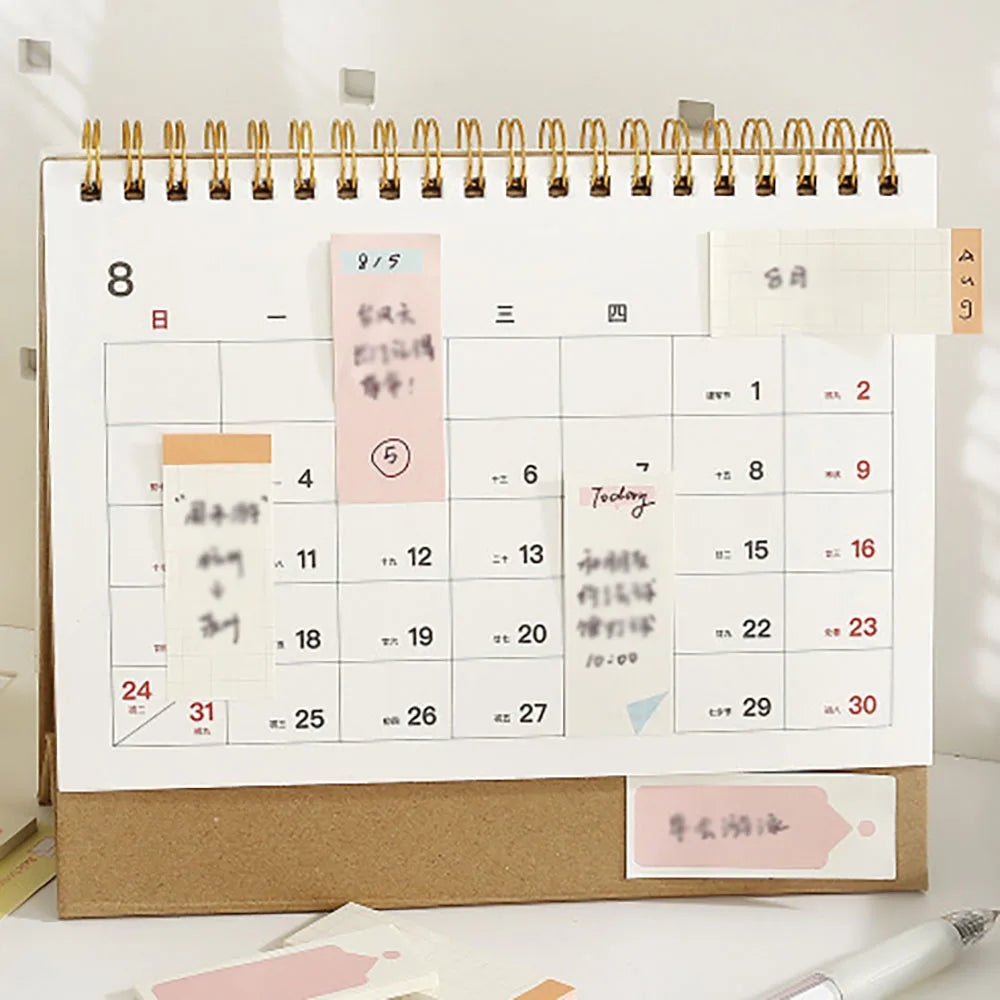 120 Sheets Combination Sticky Notes Roaming Plan Star Schedule