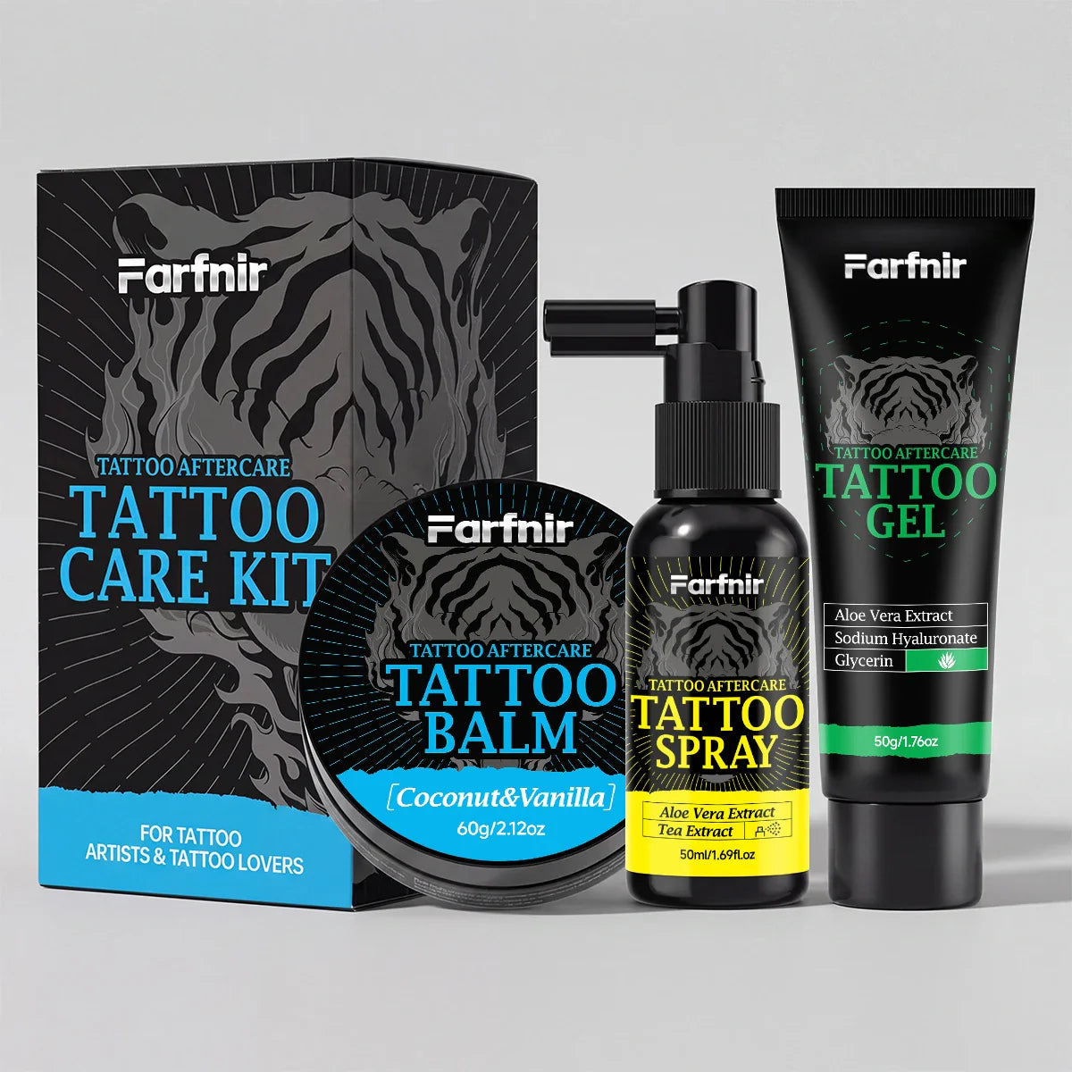 Tattoo Care Kit – Moisturizing & Color-Enhancing Formula 160g