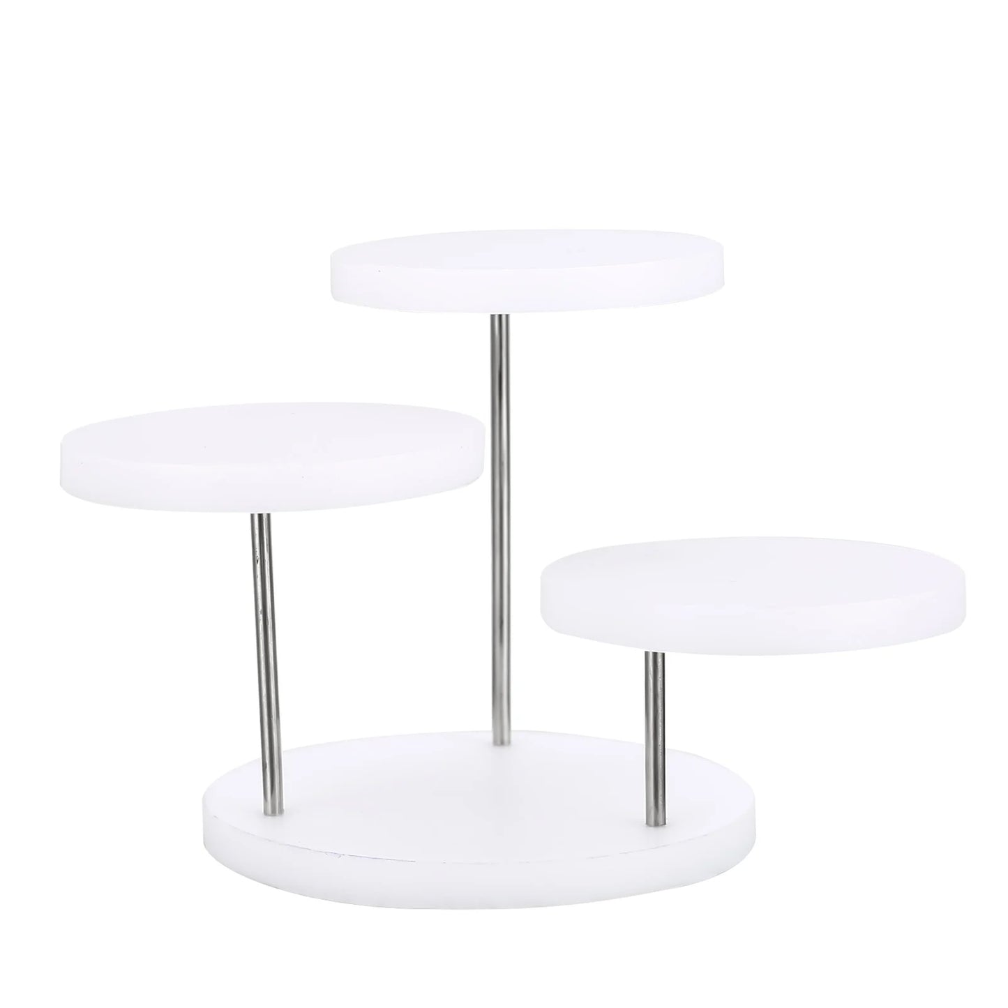 Multi-Layer Cupcake Stands Round Pastry Cake Rack Holder Tray for Baby Shower Wedding Birthday Decoration Cake Stand gass Peaceful Pleasures Health and Wellness C