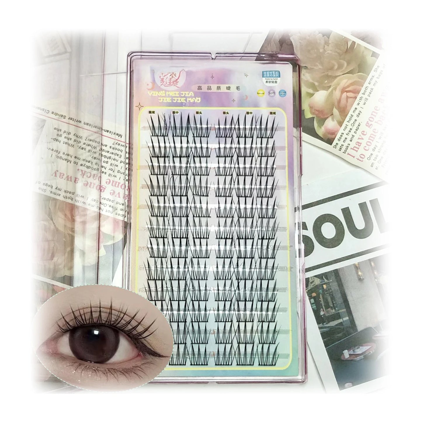 Korean Idol Individual False Eyelashes 7-13mm Natural Volume