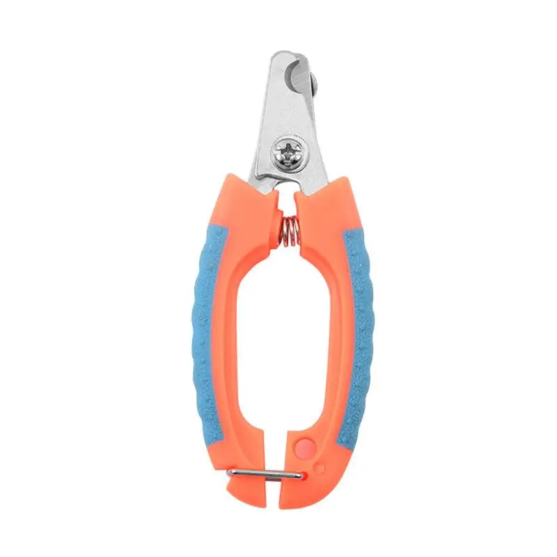 Professional Stainless Steel Pet Nail Clipper – Dogs, Cats & Rabbits Pet Nail Clipper Peaceful Pleasures Health and Wellness orange and blue
