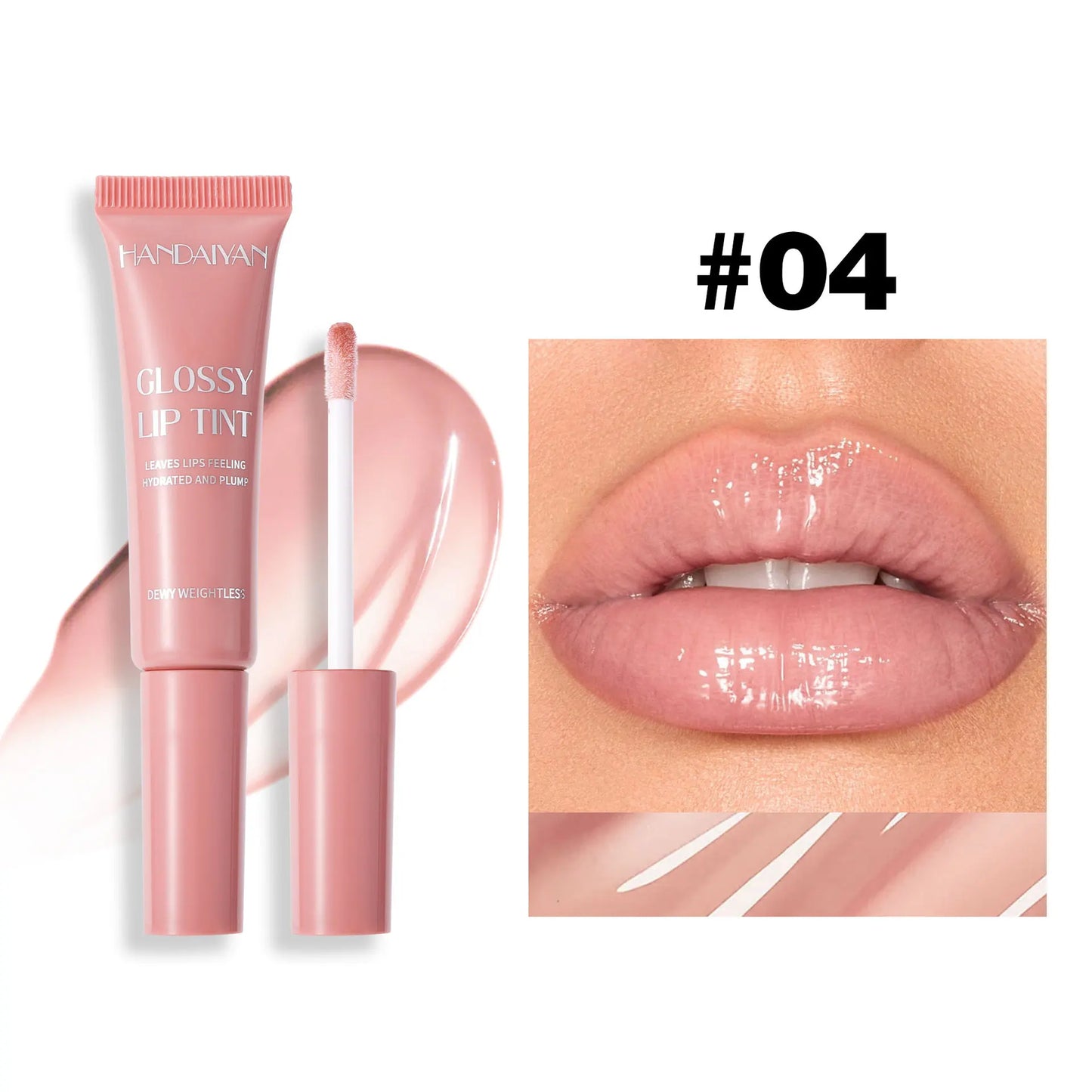 Handaiyan Pearlescent Hydrating Lip Glaze – Glass Shine Gloss