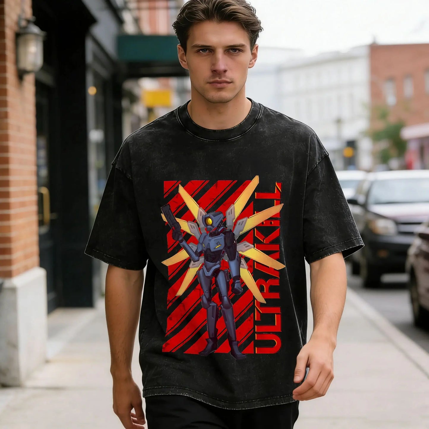Ultrakill T Shirt Hippie T Shirts Short Sleeves Y2K Retro Tops Beach Cotton O-Neck Oversize Top Tees Peaceful Pleasures Health and Wellness 6 XXL