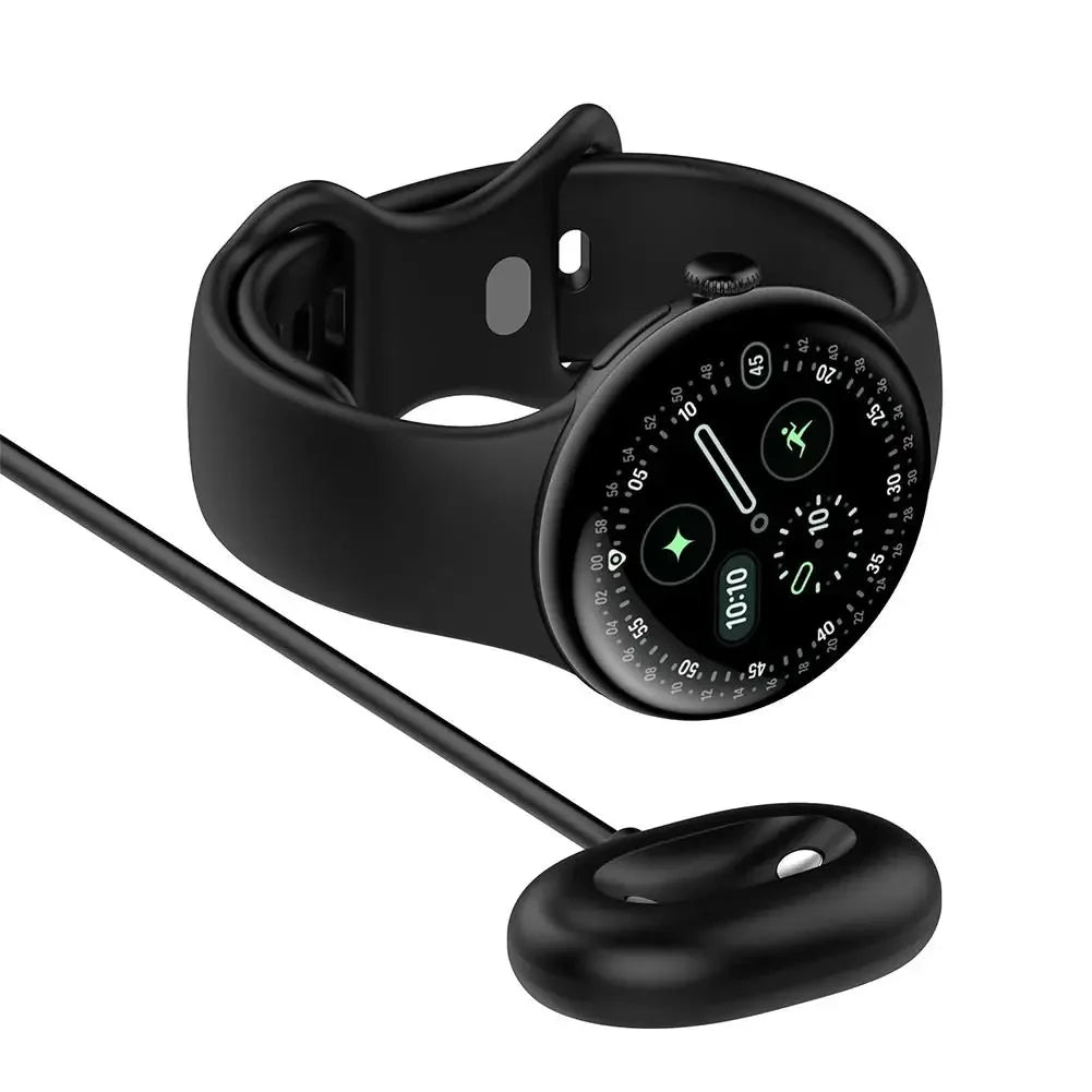 100CM Magnetic Fast Charging Cable Base for Google Pixel Watch 4 41mm 45mm, Smartwatch Charger Dock Power Cord Accessories Peaceful Pleasures Health and Wellness