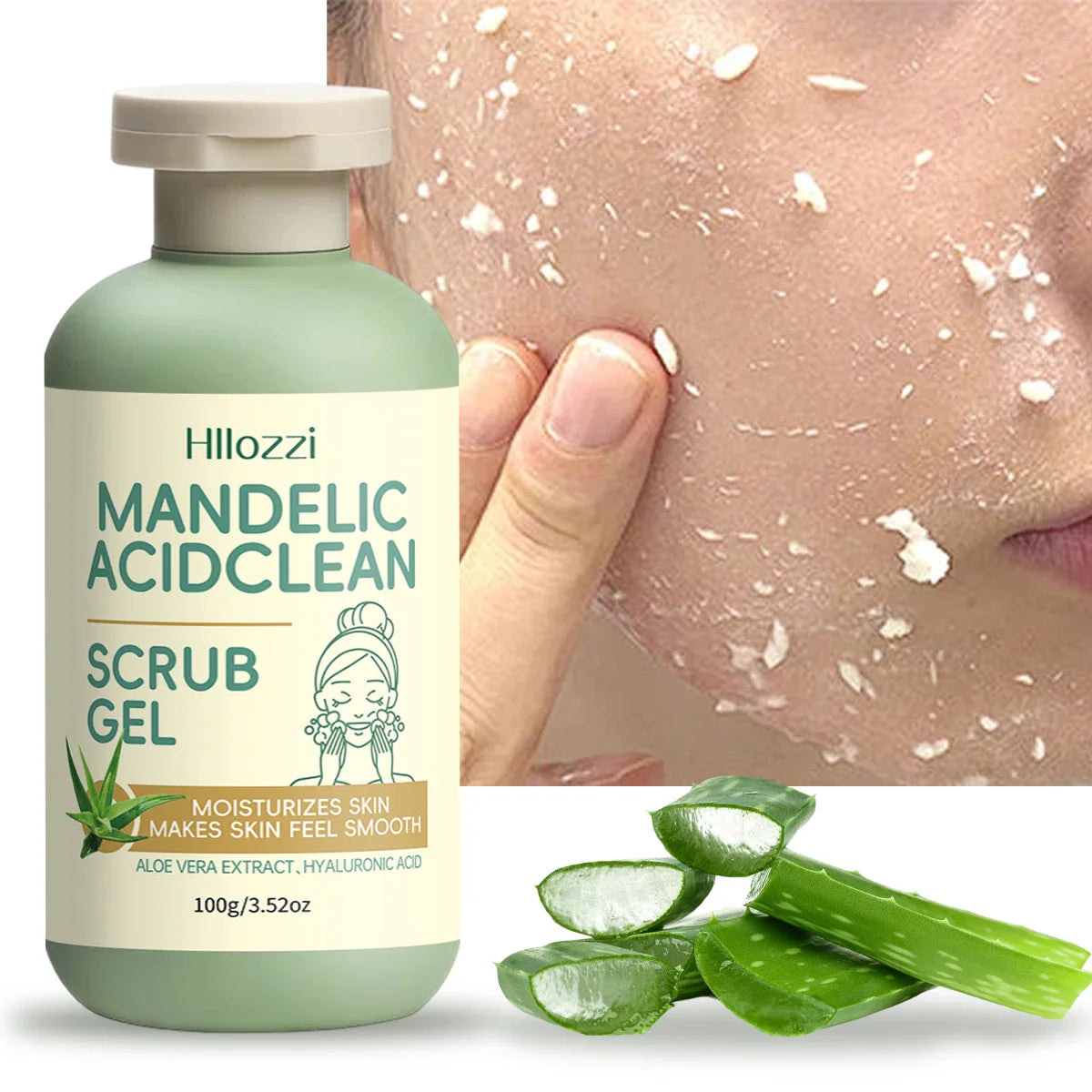 Amandin Acid Cleansing & Exfoliating Gel – Pore Purifying