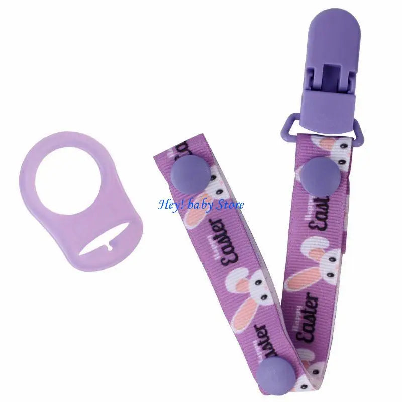 Baby Pacifier Clip & Chain Set – 6 Colors for Toddlers