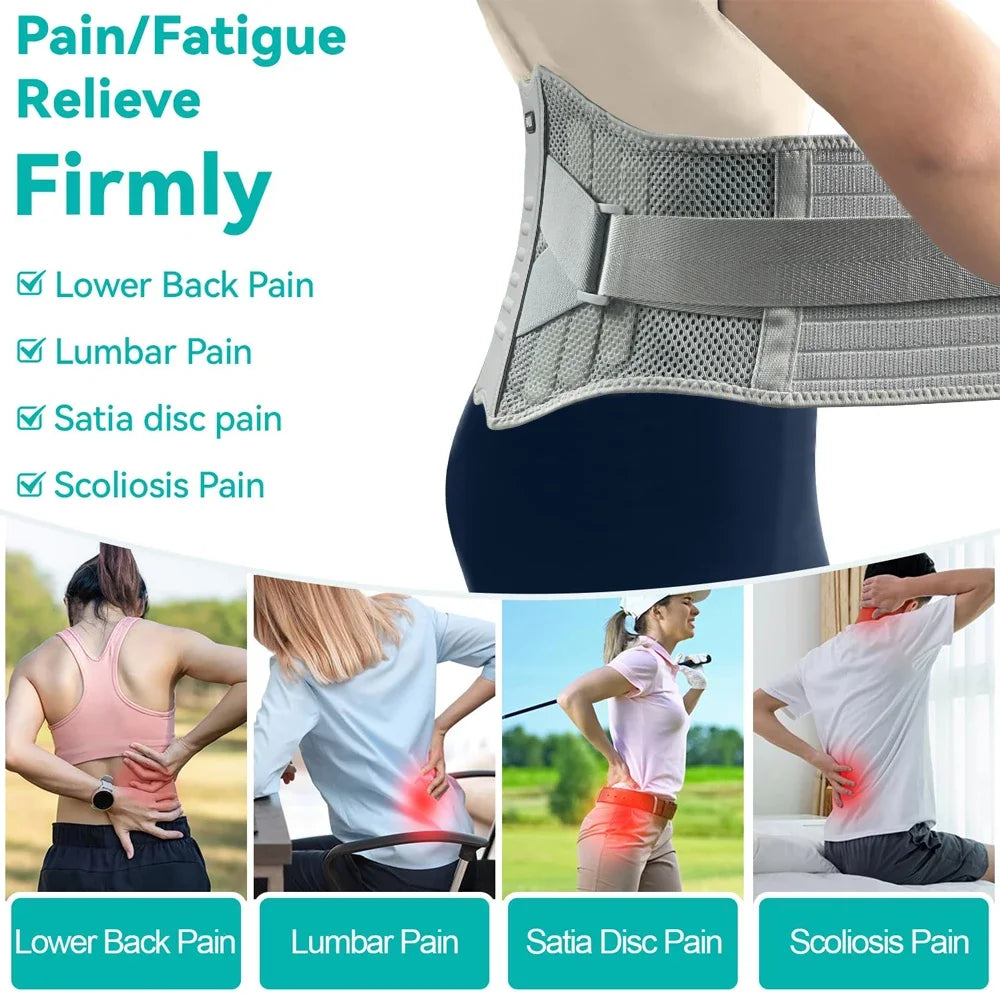 WEFITON Back Support Belt | Sciatica & Herniated Disc Relief Lumbar Support Brace Peaceful Pleasures Health and Wellness