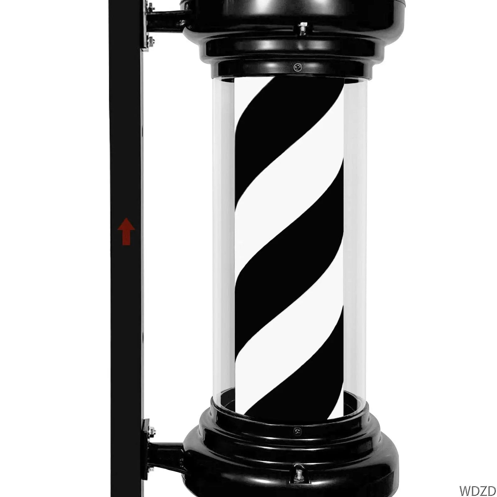 Barber Shop Outdoor Rotating LED Light Waterproof Energy-Saving Wall Mounted Night Light Salon 27 Inch Wall Light Open Sign Peaceful Pleasures Health and Wellness