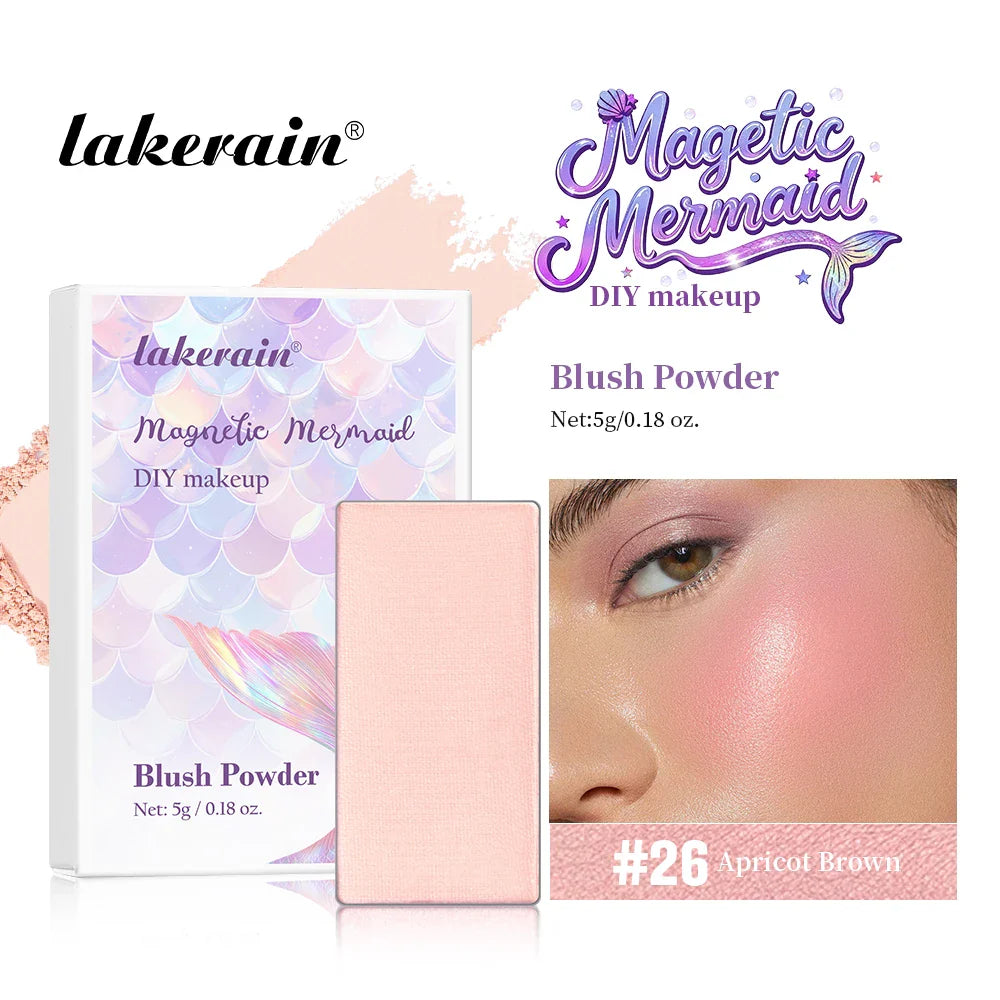 Lakerain Magnetic Mermaid DIY Eyeshadow Palette – 16 Shades