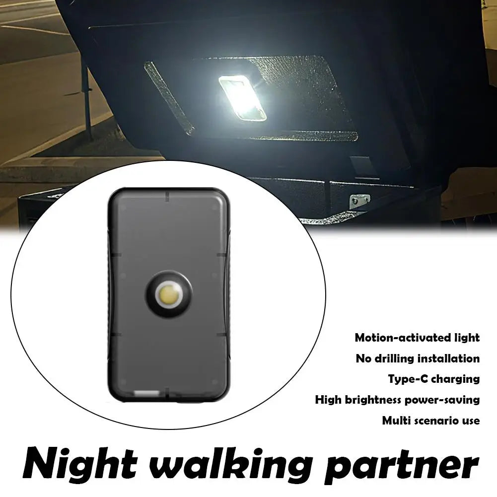 Motorcycle Locomotive Box Sensor Light LED Tail Box Anti-Collision Lamp Convenient Outdoor Fishing Camping Night Light Peaceful Pleasures Health and Wellness