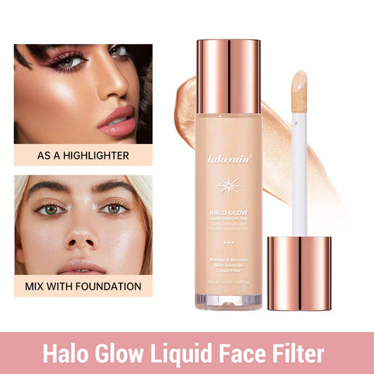 Halo Glow Liquid Face Filter | Highlighter & Complexion Booster Liquid Highlighter Oasis Select