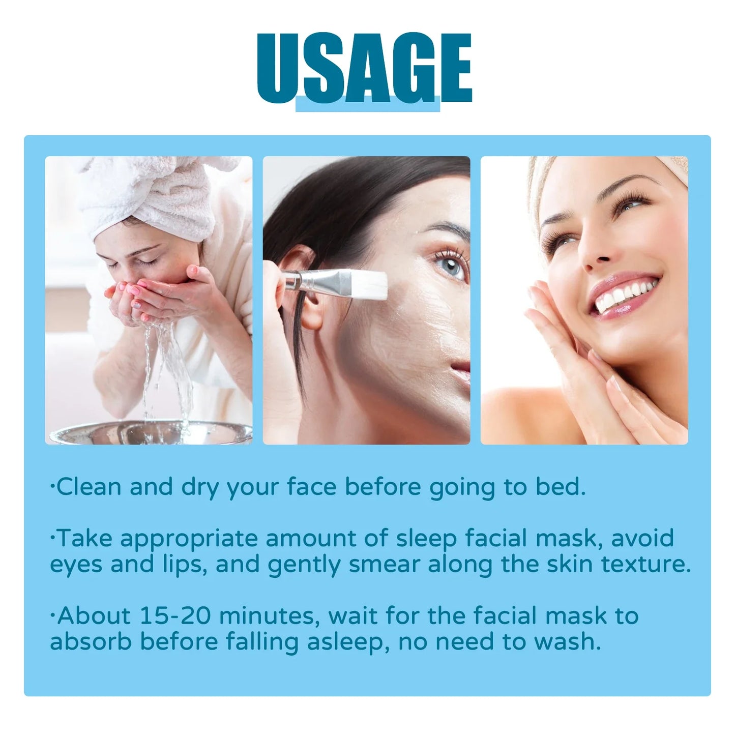 Ouhoe Overnight Sleeping Face Mask – Hydrating & Brightening