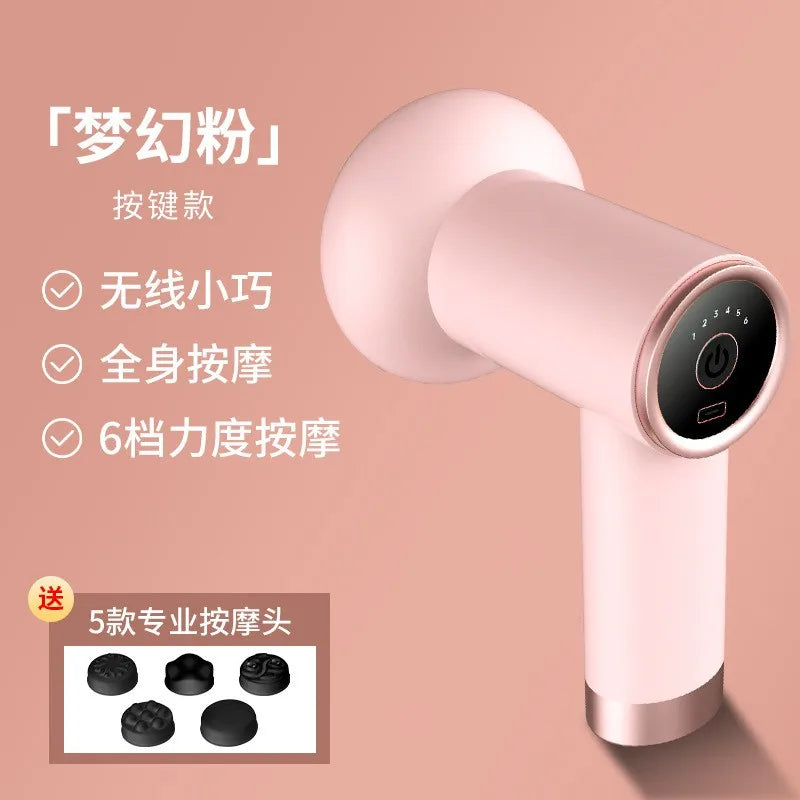 Body Massager, Home Massage Stick With 5 Massage Heads, Convenient Fat Pusher, Wireless Charging, Handheld Whole Body Kneading Peaceful Pleasures Health and Wellness