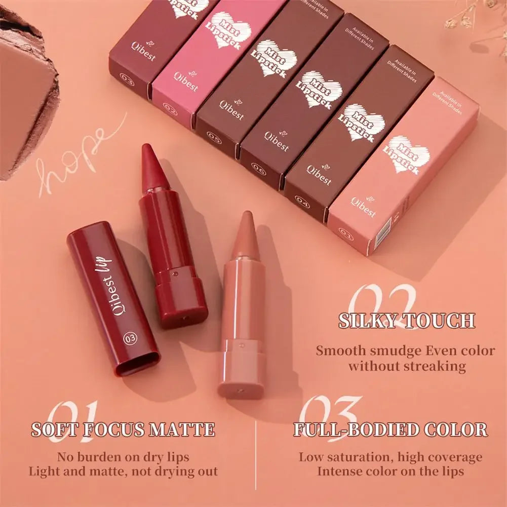 Twist Up Gradient Matte Lip Liner Crayon – Waterproof Lip Liner Peaceful Pleasures Health and Wellness