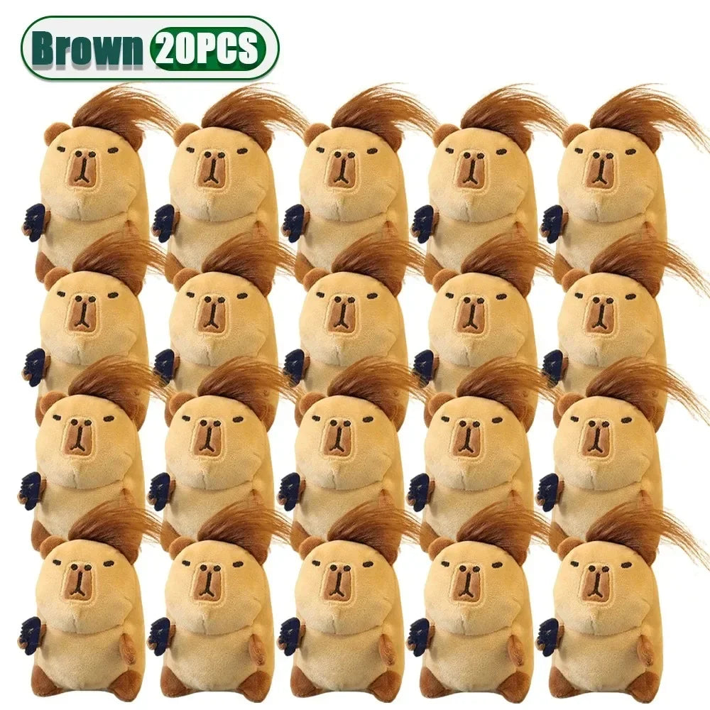 Kawaii Capybara Plush Keychain Bag Charm Pendant – Cute Gift