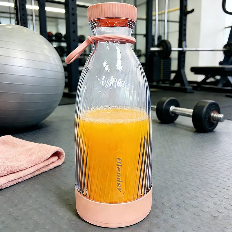 Food-grade 6-blade juicer - Portable fruit and vegetable home juicer - Eco-friendly fruit and vegetable mixing cup Peaceful Pleasures Health and Wellness