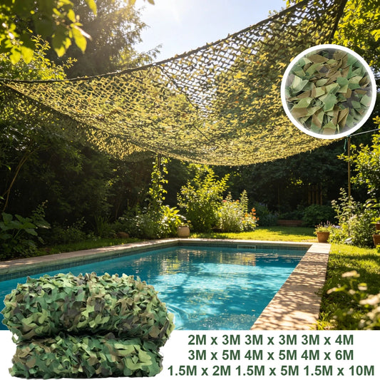 Camouflage Net Hunting Camouflage Netting Garden Gazebo Net Car Awning Outdoor Camping Woodland Sunshade Cloth Sun Shelter Tents Peaceful Pleasures Health and Wellness