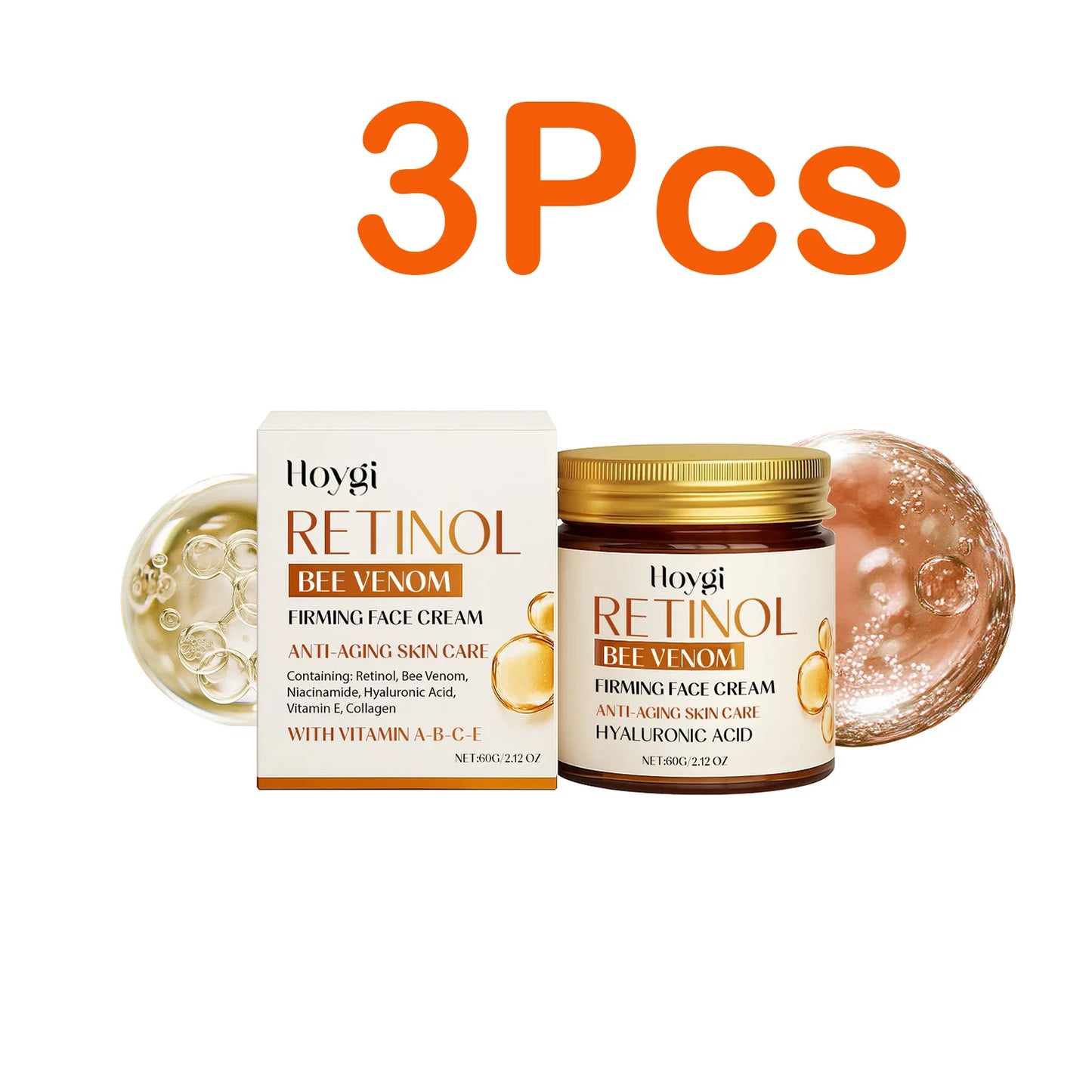 Retinol & Bee Venom Anti-Aging Face Cream 60g | Firming