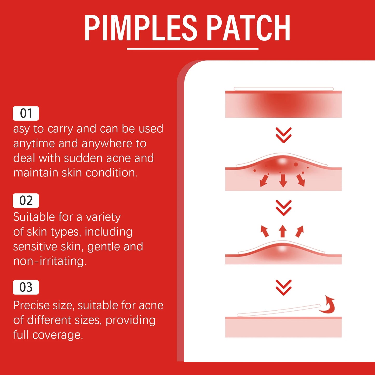 240-Pack Salicylic Acid Acne Patches – Cute Fun Shapes