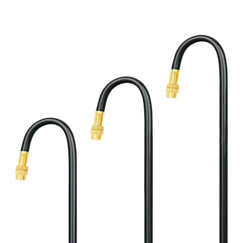 5Pcs 360° Bend Brass Misting Nozzle 8MM Quick Connect Garden Irrigation Auto Watering Adjustable Atomizer Sprayer Peaceful Pleasures Health and Wellness