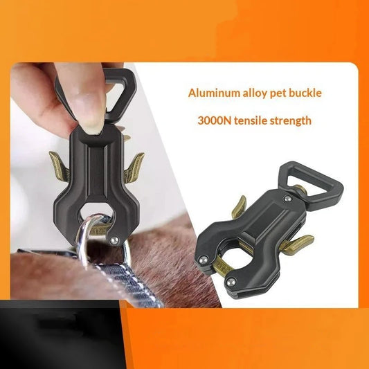 Heavy Duty Aluminum Dog Leash Swivel Clip | Quick Release Dog Leash Clip Peaceful Pleasures Health and Wellness