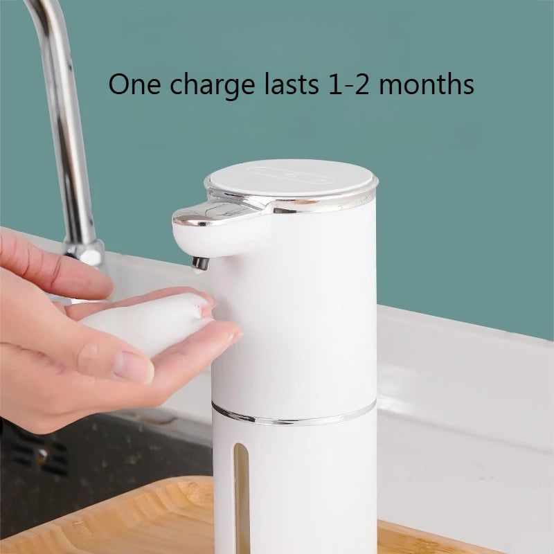 Touchless Foam Soap Dispenser Wall-Mounted Auto Sensor 300ml Foam Soap Dispenser Peaceful Pleasures Health and Wellness