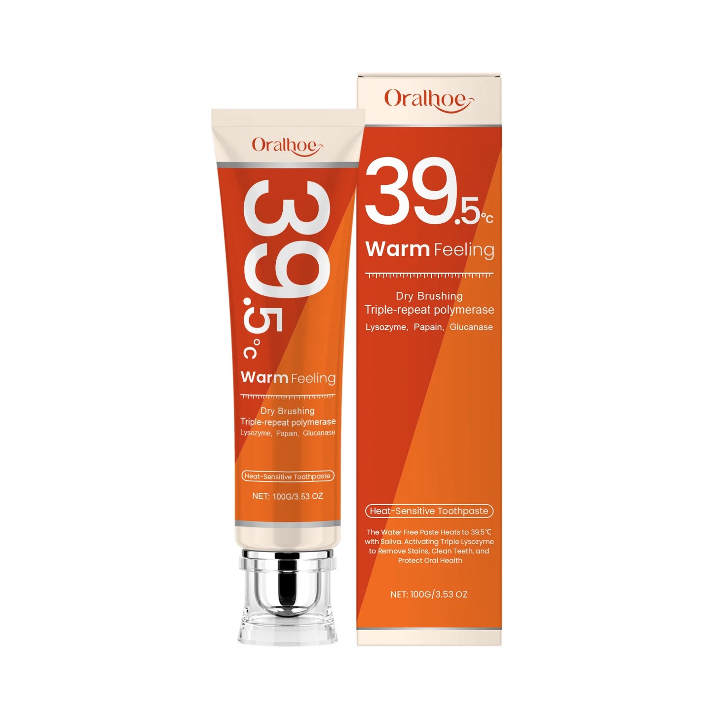 Oralhoe Heat-Sensitive Whitening Toothpaste | Plaque & Tartar