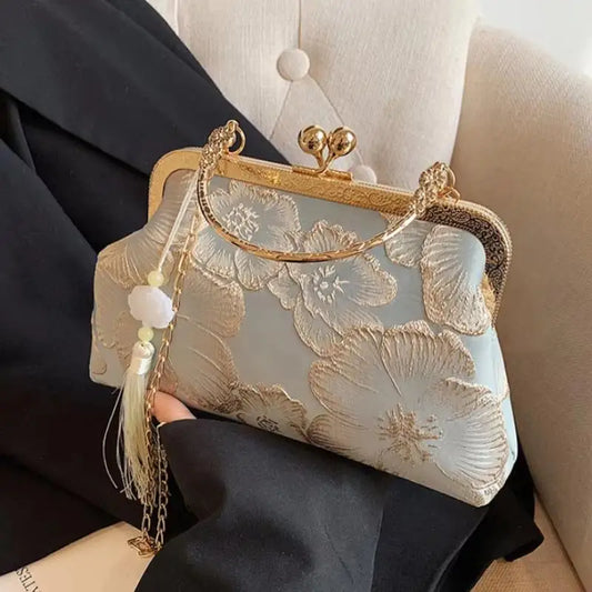 Chinese Embroidered Evening Clutch Bag | Women's Crossbody Evening Clutch Bag Oasis Select
