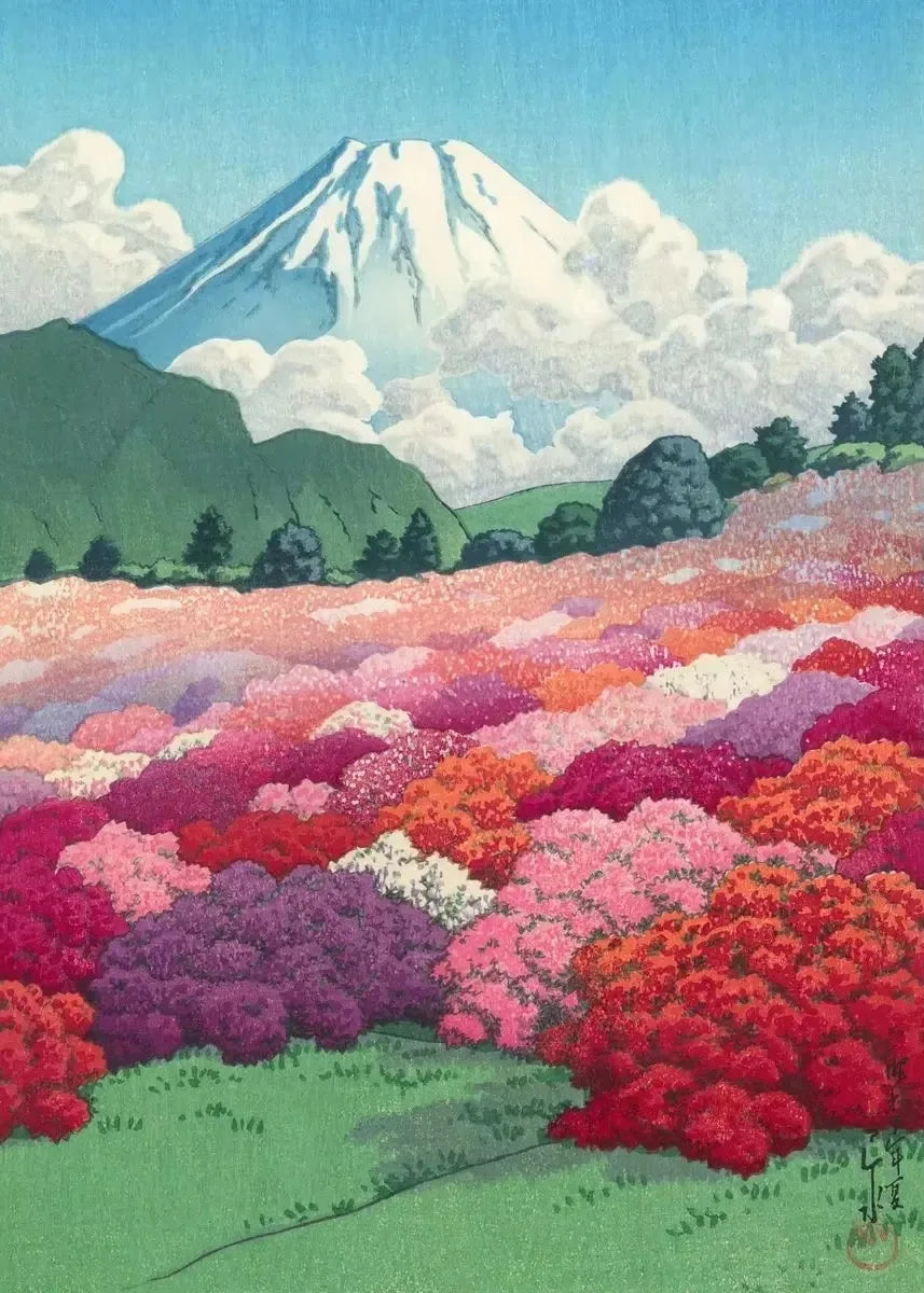 Kawase Hasui Artwork Posters and Prints Retro Japanese Landscapes Canvas Painting Wall Art Pictures for Room Office Home Decor Peaceful Pleasures Health and Wellness