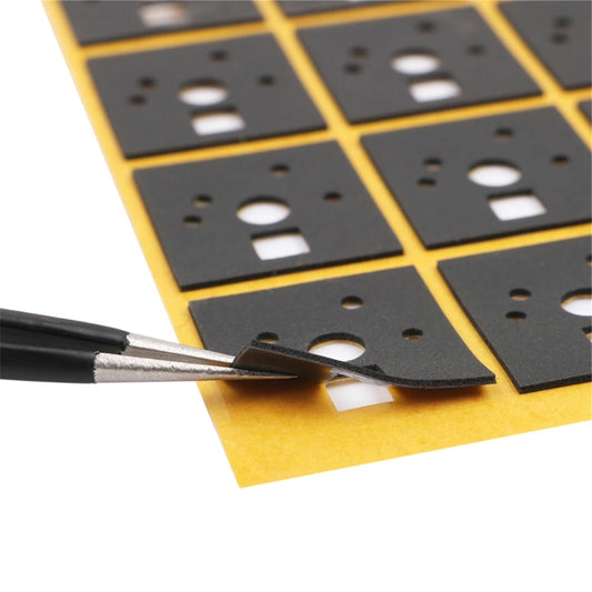 120 Pieces Mechanical Keyboard Switch Sticker Noise Dampener Foam Sound Reduction Insulation Film for Switch Stabilizer Dropship Peaceful Pleasures Health and Wellness PE