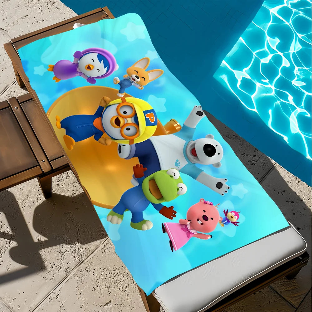 Cute Penguin Quick-Dry Beach Towel | Sports Travel Towel