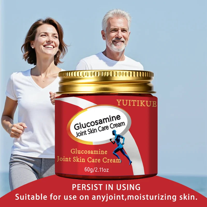 YUITIKUE Glucosamine Joint Cream 60g | Fast-Absorbing Formula Joint Relief Cream Peaceful Pleasures Health and Wellness