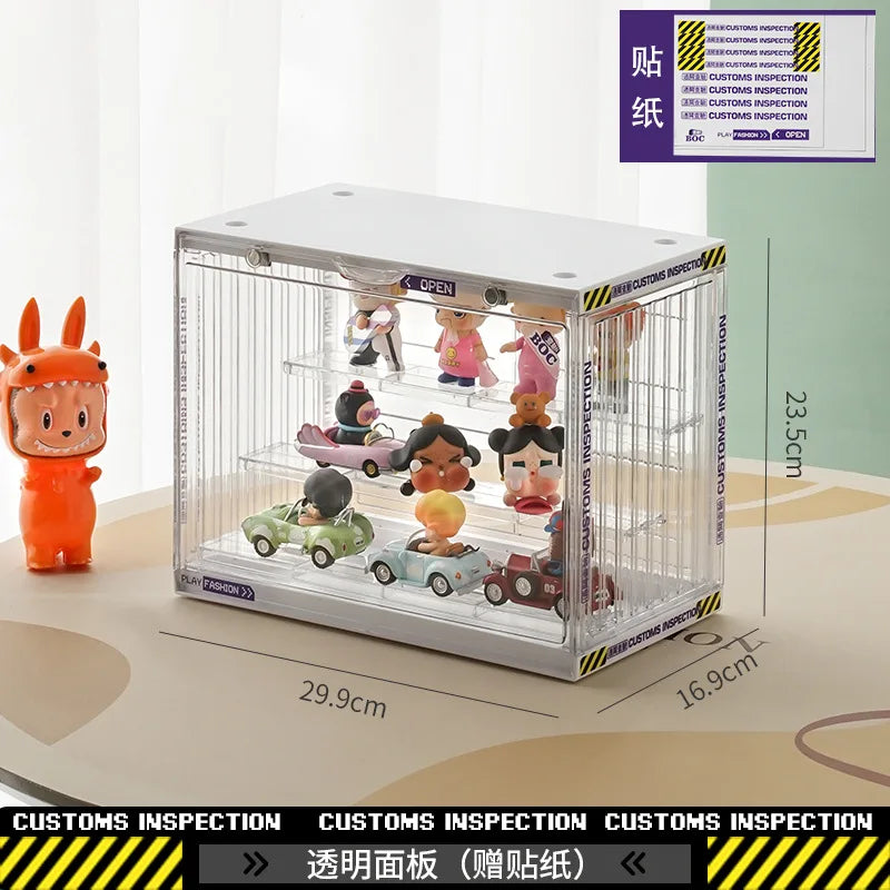 Large Collectible Figure Display Case – Dust-Proof Organizer Box