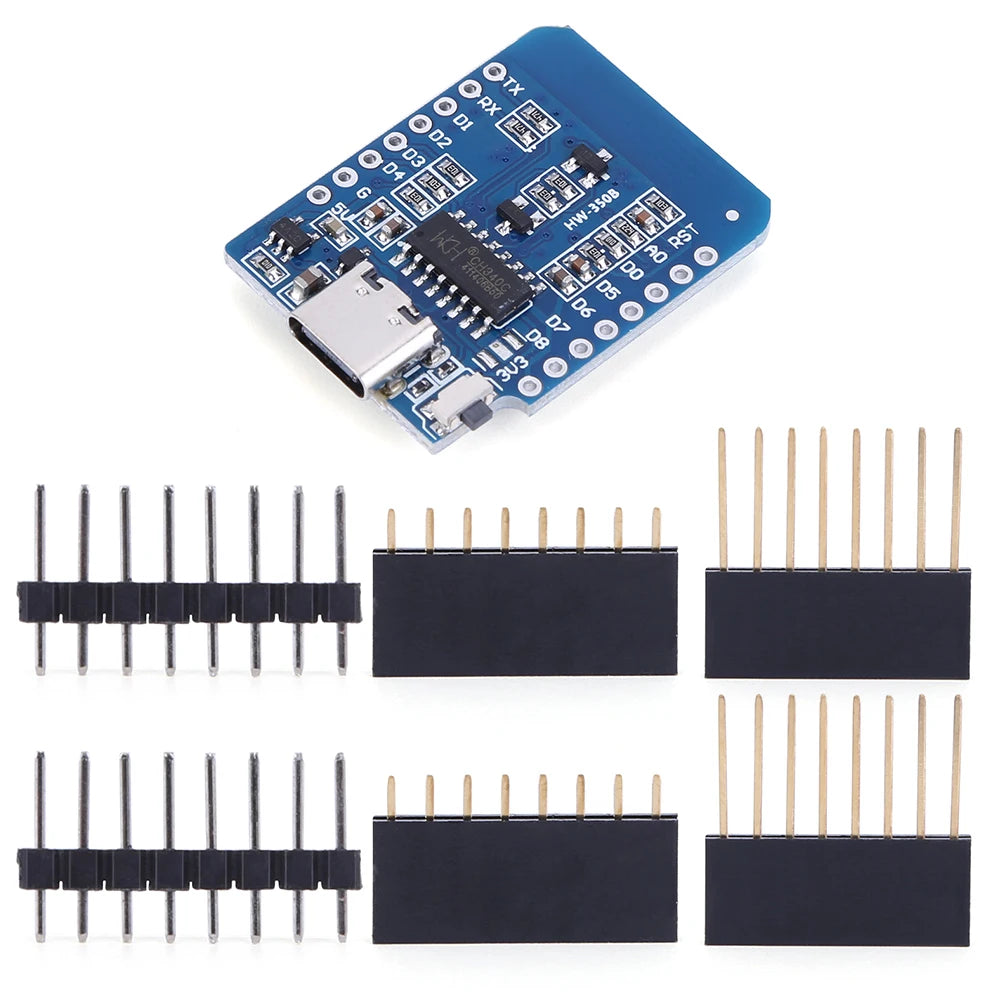 1-20PCS ESP8266 D1 Mini WIFI Development Board ESP-12F CH340G CH340 V2 Usb Wemos D1 Mini Nodemcu Lua Iot Board 3.3V Met Pins Peaceful Pleasures Health and Wellness