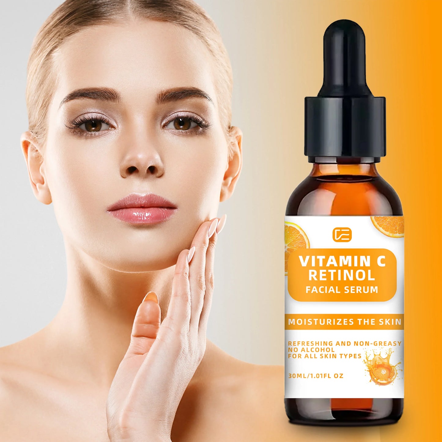 Vitamin C & Retinol Face Serum – Brightening & Firming