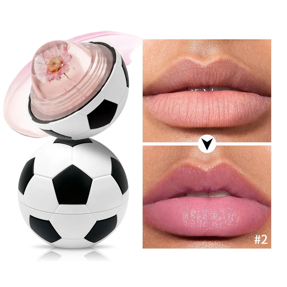Kick & Glow Soccer Spherical Lip Balm pH Temperature Color Changing Lipstick Hydrating Long Lasting Lip Care Makeup Peaceful Pleasures Health and Wellness