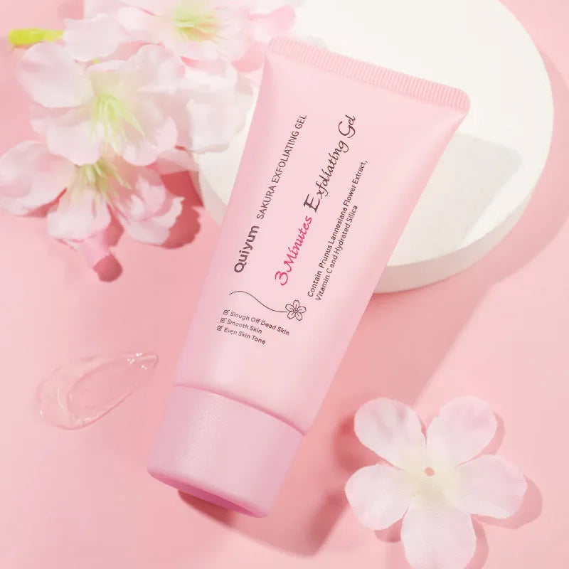 Sakura Exfoliating Peeling Gel Facial Scrub Moisturizing Nourishing Repair Scrubs Face Cream Beauty Skin Care 30g/50g Peaceful Pleasures Health and Wellness