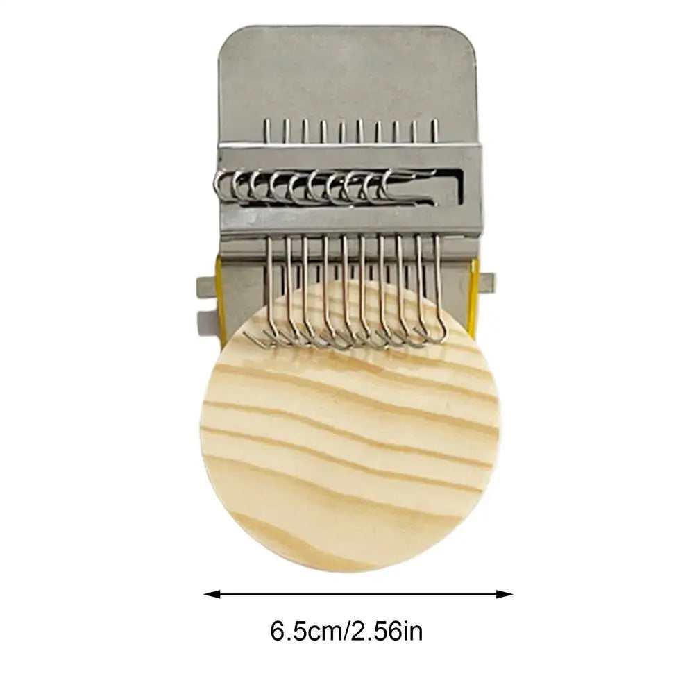 Knit Patch Loom Kit – Wood Weaving Frame & Darning Machine