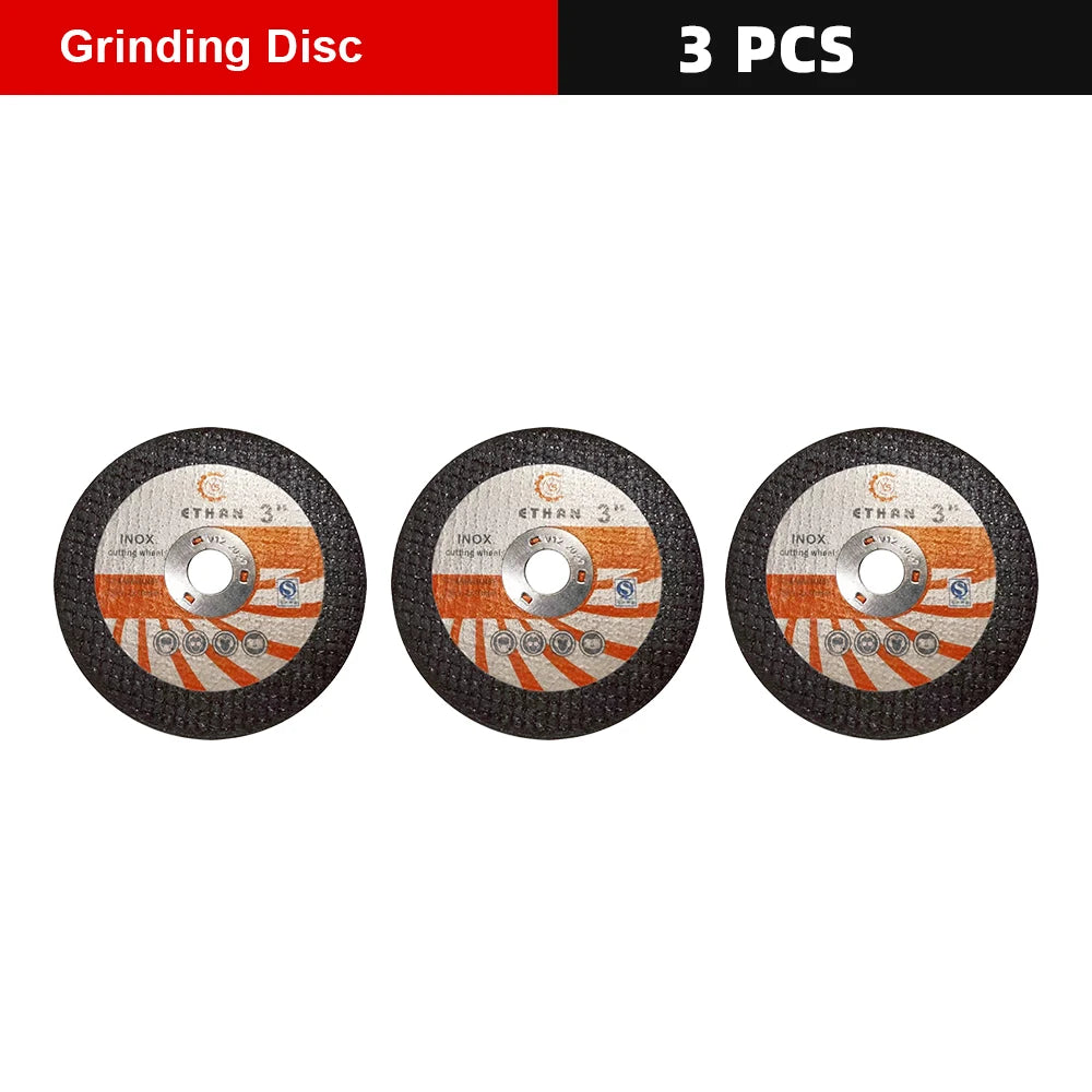 3inch Resin Sawblade Grinding Disc Electric Angle Grinder Attachment Cutting Wheel 75mm Diameter 10mm Bore Cutting Disc Peaceful Pleasures Health and Wellness 3pcs