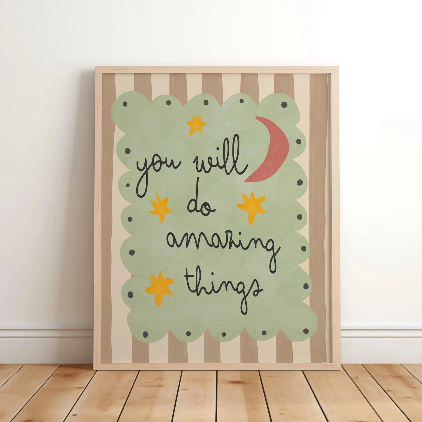 Unicorn Quote Canvas Wall Art | Nursery & Home Decor Print Canvas Wall Art Peaceful Pleasures Health and Wellness