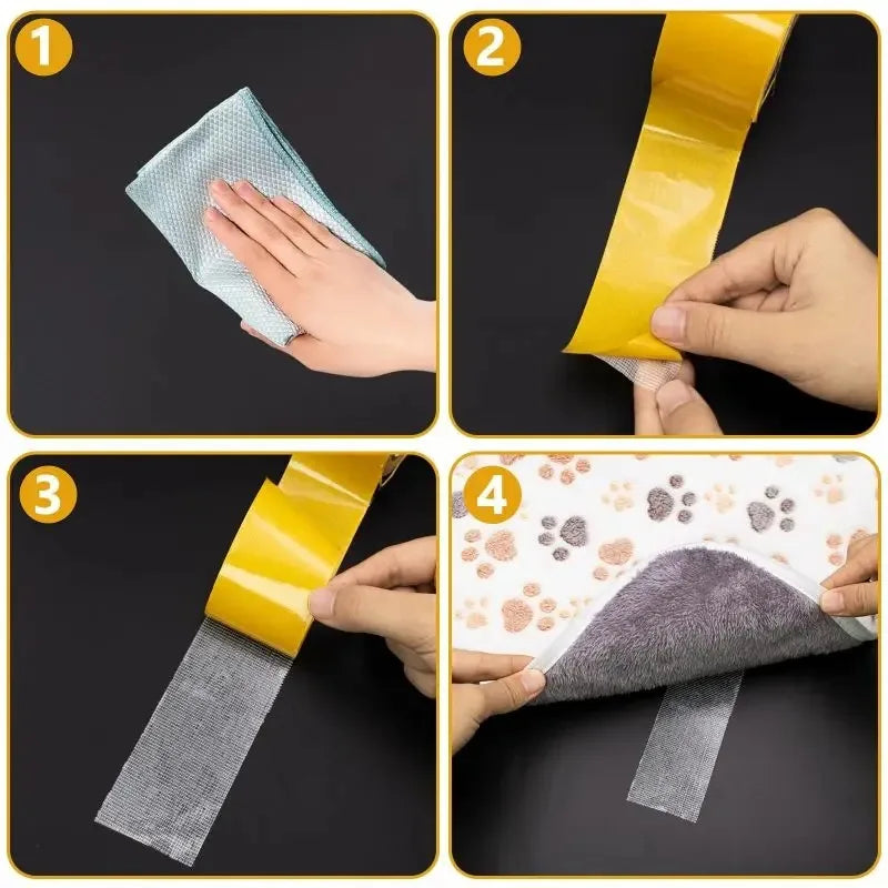 Heavy-Duty Double-Sided Mesh Tape – Waterproof & Traceless