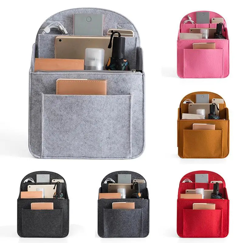 Felt Bag Insert Organizer – Multi-Pocket Travel Divider