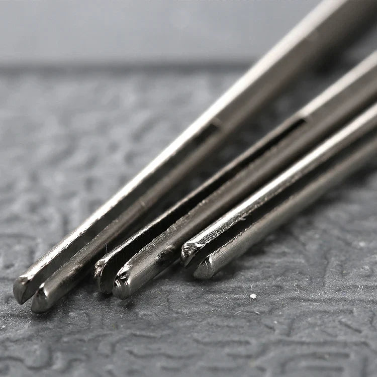 10Pcs 2.35mm Split Sandpaper Mandrel Rotary Tool Shank 50mm