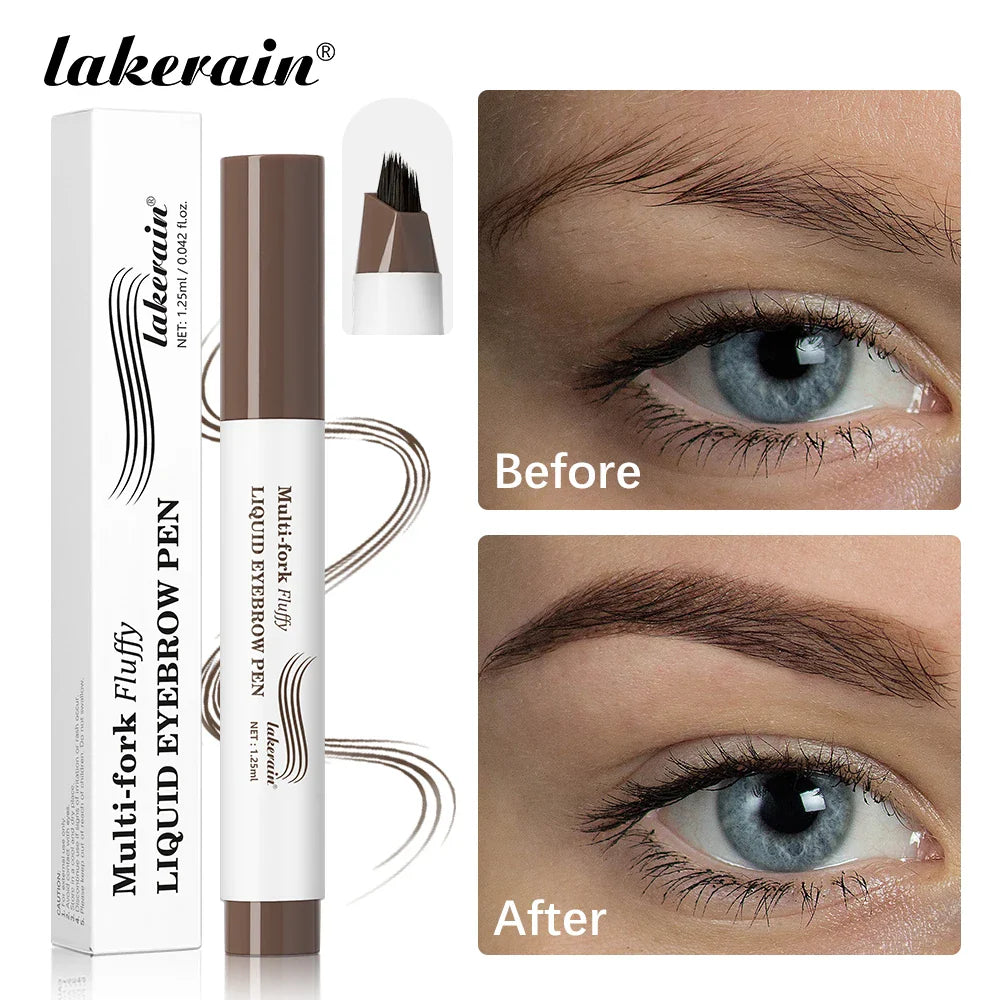 4D Fork Tip Eyebrow Pen – Waterproof Microblading Pencil